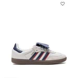 Adidas Kids White and Navy Sneakers
